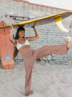 Roxy Endless Daze High-Waisted Pull-On Pants -Helena Shop erjnp03475 roxyl cpq8 frt3