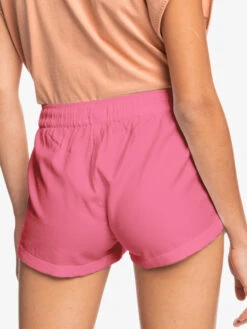 Roxy New Impossible Love Elastic Waist Shorts -Helena Shop erjns03266 roxyw mjz0 bck1