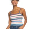 Roxy Dream Sign Stripe Knit Tube Top