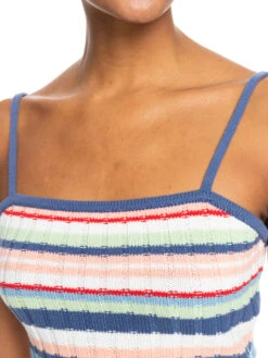 Roxy Dream Sign Stripe Knit Tube Top -Helena Shop erjsw03517 roxyw wbk3 frt3