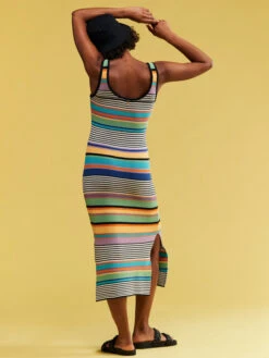 Roxy Sunshine Bouquet Midi Length Strappy Dress -Helena Shop erjsw03562 roxym kyh6 frt3