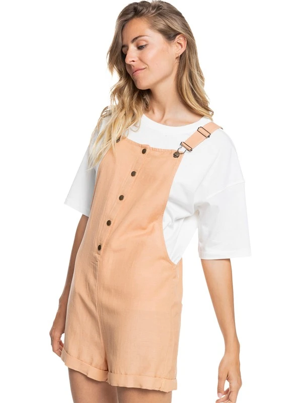 Roxy Back To Goodbye Short Overalls 2 Roxy Back To Goodbye Short Overalls - Image 2