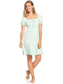 Roxy Hello Mini Again Woven Dress -Helena Shop erjwd03636 roxyw gdh0 frt9
