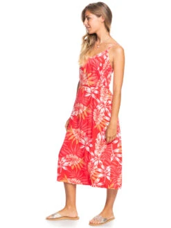 Roxy Land Of Life Strappy Midi Dress -Helena Shop erjwd03638 roxyw rmz9 frt2