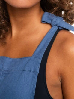 Roxy Silver Sky Woven Romper -Helena Shop erjwd03656 roxyw bng0 frt3