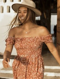 Roxy Hello Petal Woven Mini Dress