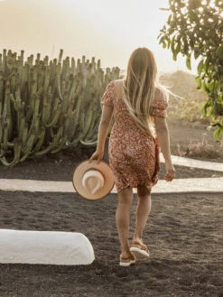 Roxy Hello Petal Woven Mini Dress -Helena Shop erjwd03658 roxyl cns6 frt3