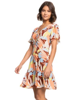 Roxy Summer Flow Printed Mini Dress 14 Roxy Summer Flow Printed Mini Dress -Helena Shop erjwd03675 roxyw cpq6 frt2