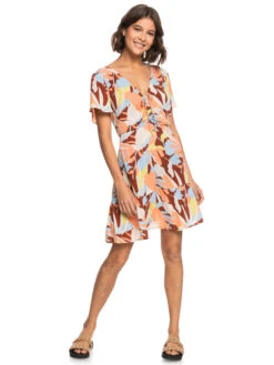 Roxy Summer Flow Printed Mini Dress 16 Roxy Summer Flow Printed Mini Dress -Helena Shop erjwd03675 roxyw cpq6 frt9