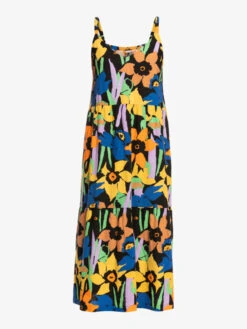 Roxy Waiting Line Printed Midi Dress -Helena Shop erjwd03704 roxyv kvj6 frt1