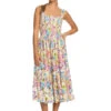Roxy Honeymoon Avenue Printed Midi Dress