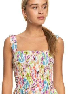Roxy Honeymoon Avenue Printed Midi Dress -Helena Shop erjwd03714 roxyw wbb8 frt3
