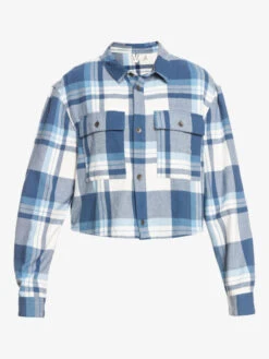 Roxy Both Ways Long Sleeve Shirt -Helena Shop erjwt03546 roxyv wbk3 frt1