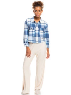 Roxy Both Ways Long Sleeve Shirt -Helena Shop erjwt03546 roxyw wbk3 frt9