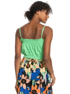 Roxy Bikini Vibes Strappy Crop Top -Helena Shop erjwt03565 roxyw ghy0 bck1