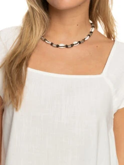 Roxy Ocean Amor Short Sleeve Top 8 Roxy Ocean Amor Short Sleeve Top -Helena Shop erjwt03569 roxyw wbk0 frt3