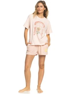 Roxy Moonlight Sunset A Oversized Boyfriend T-Shirt -Helena Shop erjzt05480 roxyw mek0 frt9