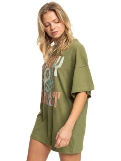 Roxy Sweet Janis Oversized T-Shirt -Helena Shop erjzt05506 roxyw gng0 frt2