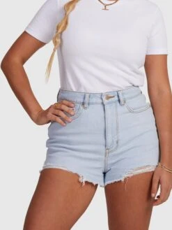 Roxy Eva Denim Shorts 14 Roxy Eva Denim Shorts -Helena Shop urjds03017 roxyw bfg0 frt4