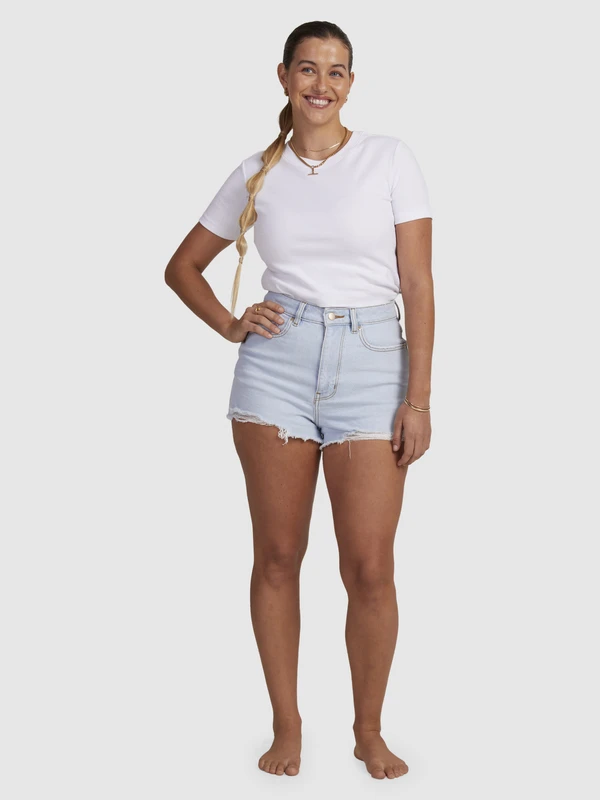 Roxy Eva Denim Shorts 7 Roxy Eva Denim Shorts - Image 7