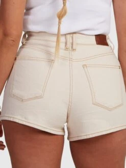 Roxy Chlo Natural Denim Shorts 16 Roxy Chlo Natural Denim Shorts -Helena Shop urjds03020 roxyw yef0 bck1