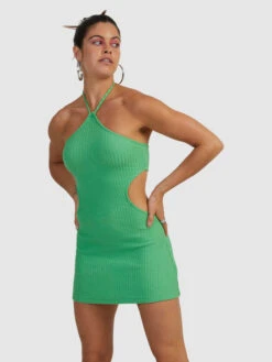 Roxy Izabella Halter Dress -Helena Shop urjkd03060 roxyw gns0 sd1