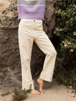Roxy Jana Cord High Waist Corduroy Pants