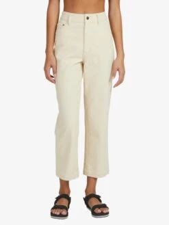 Roxy Jana Cord High Waist Corduroy Pants -Helena Shop urjnp03028 roxyw teh0 frt1