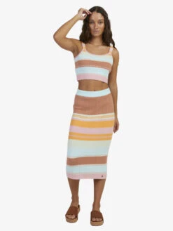 Roxy Playa Morning Knitted Vest -Helena Shop urjsw03031 roxys bek8 frt9