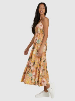 Roxy Sunnier Shores Woven Maxi Dress -Helena Shop urjwd03116 roxyw ckn8 sd1