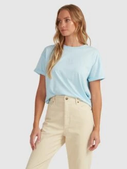 Roxy Surfing In Sunshine Screen Tee -Helena Shop urjzt03623 roxyw bzq0 sd1