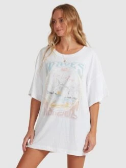 Roxy Sweet Jane Oversized T-Shirt -Helena Shop urjzt03647 roxyw wbb0 sd1