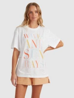Roxy Crystal Visions Oversized T-Shirt -Helena Shop urjzt03648 roxyw wbb0 frt2