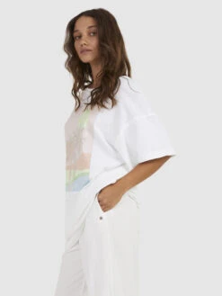 Roxy Sweet Janis Boyfriend T-Shirt -Helena Shop urjzt03683 roxyw wbb0 sd1