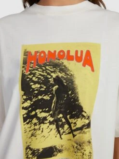 Roxy Poster Oversized T-Shirt -Helena Shop urjzt03747 roxyw yef8 dtl1